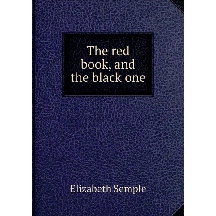 фото Книга the red book, and the black one nobel press