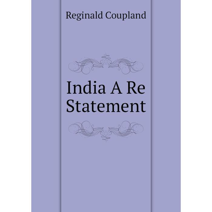 фото Книга india a re statement nobel press