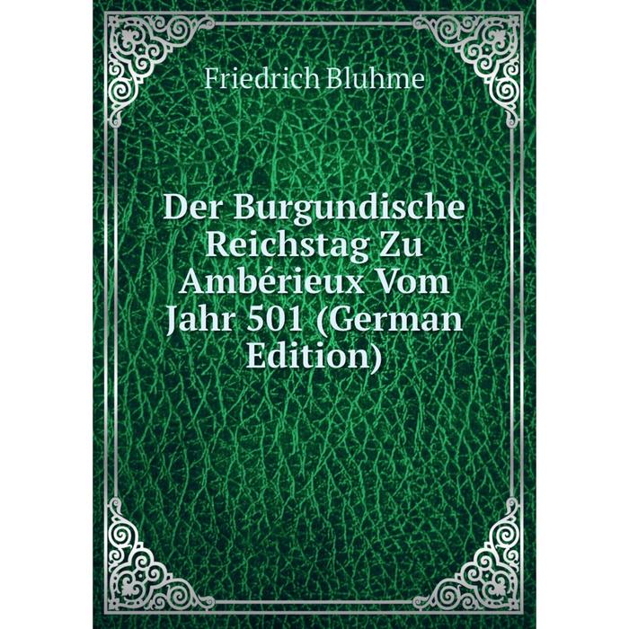 фото Книга der burgundische reichstag zu ambérieux vom jahr 501 (german edition) nobel press