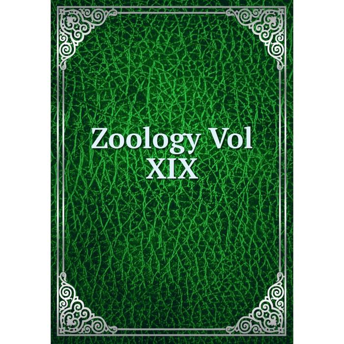 фото Книга zoology vol xix nobel press