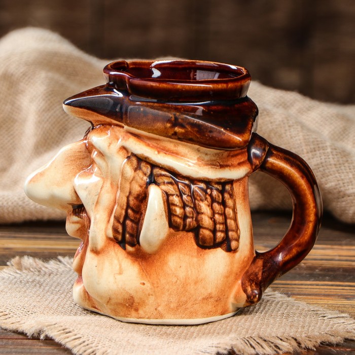 Кружка для пива "Пират" с приколом, 0,5 л