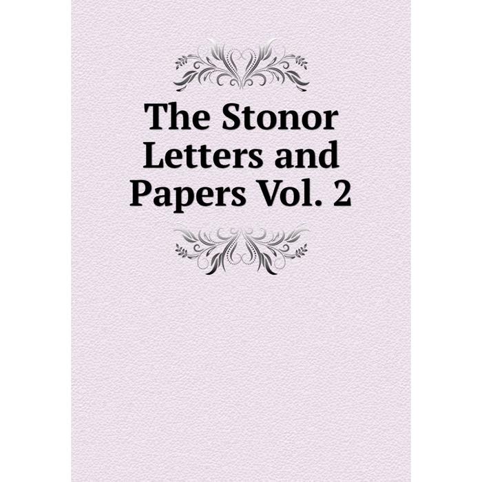 фото Книга the stonor letters and papers vol. 2 nobel press