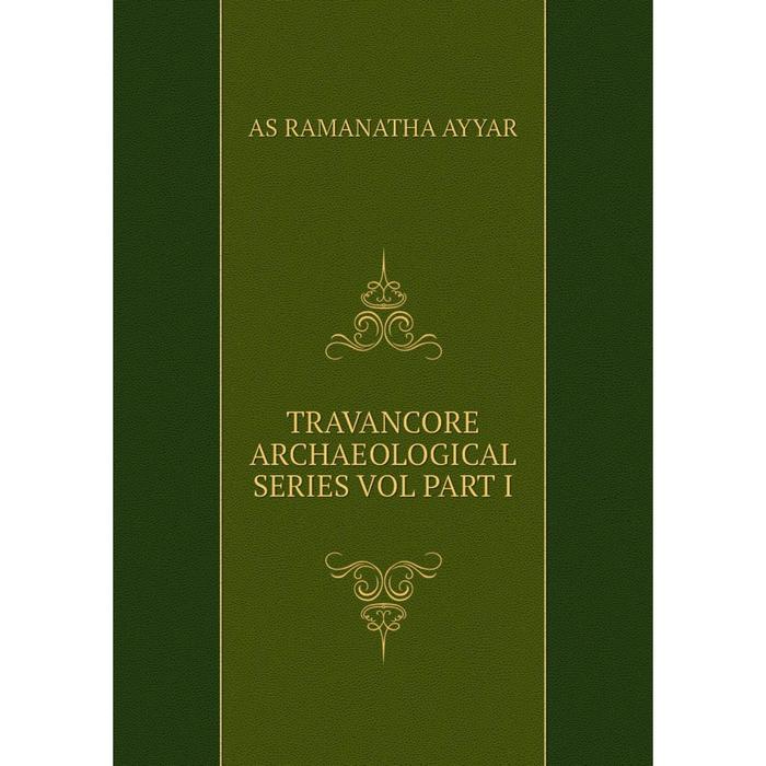 фото Книга travancore archaeological series vol part i nobel press