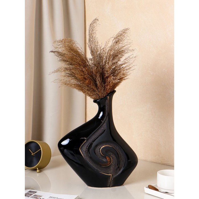 Ваза "Мелодийка" чёрная