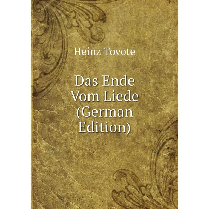 фото Книга das ende vom liede (german edition) nobel press