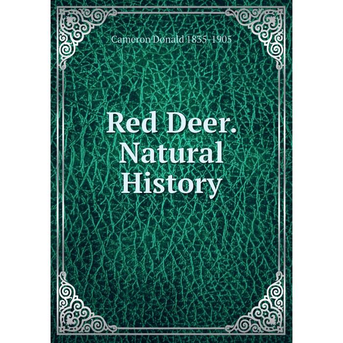 фото Книга red deer. natural history nobel press