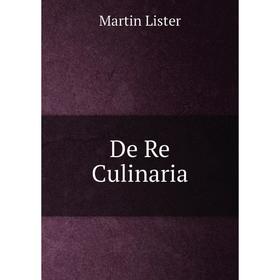 

Книга De Re Culinaria