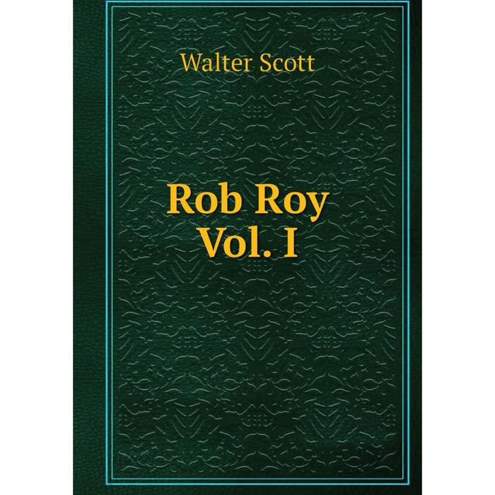 фото Книга rob roy vol. i nobel press