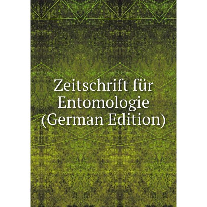 фото Книга zeitschrift für entomologie (german edition) nobel press