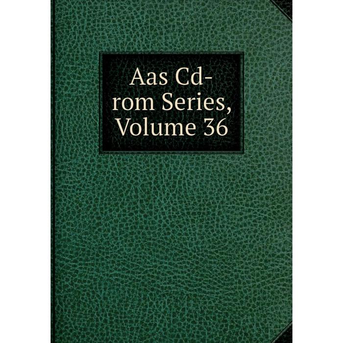 фото Книга aas cd-rom series, volume 36 nobel press