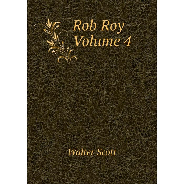 фото Книга rob roy volume 4 nobel press