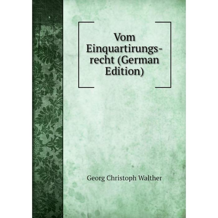 фото Книга vom einquartirungs-recht (german edition) nobel press