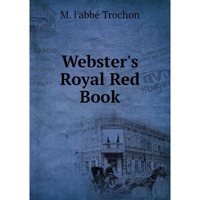 фото Книга webster's royal red book nobel press