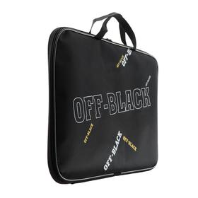 

Папка А3 с ручками текстиль 20 мм 470х350 мм Calligrata унив 600D Off-Black