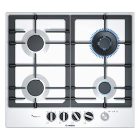 

Варочная поверхность Bosch PCH6A2M90R, газовая, 4 конфорки белая