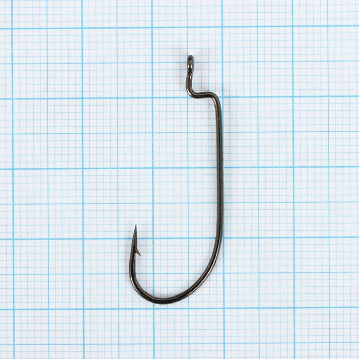 фото Крючки офсетные yugana o'shaughnessy worm, № 2, 5 шт.