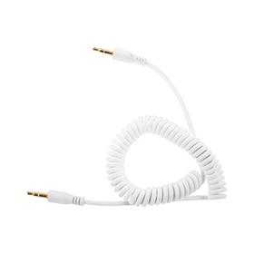 

Кабель аудио AUX Krutoff Spiral, Jack 3.5 мм(m) - Jack 3.5 мм(m) 1.8 м, белый