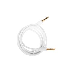 

Кабель аудио AUX Krutoff, Jack 3.5 мм(m) - Jack 3.5 мм(m), 1 м, белый
