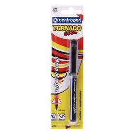 Ручка-роллер, 0.5 мм, линия 0.3 мм, Centropen Tornado Cool 4775, одноразовая, корпус микс, блистер Ош