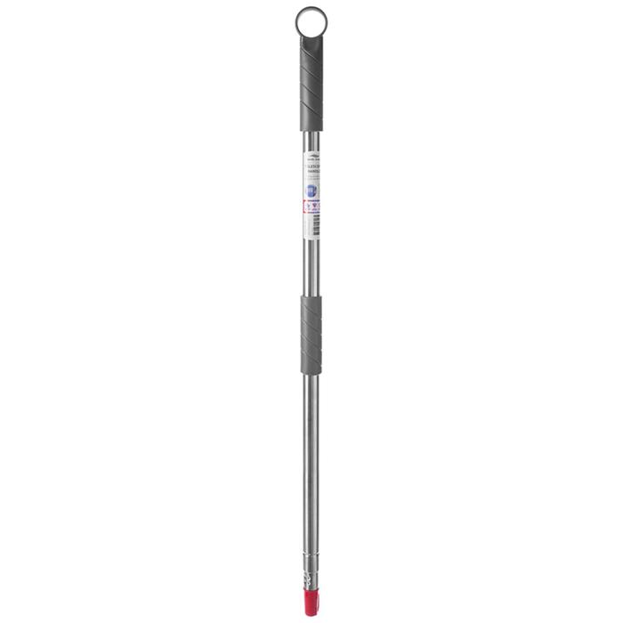Ручка для швабры телескопическая 160 см ручка для швабры телескопическая 120 см 2 секции алюминий