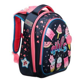 

Рюкзак каркасный, Luris «Колибри 3», 37 x 28 x 19 см, наполнение: мешок для обуви, «Вкусняшки»