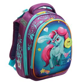 

Рюкзак каркасный, Luris «Колибри 3», 37 x 28 x 19 см, наполнение: мешок для обуви, «Лошадка»