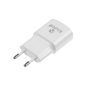 

Сетевое зарядное устройство Krutoff CH-01M, USB, 1 A, кабель micro USB, белое