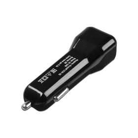 

Автомобильное зарядное устройство Krutoff CCH-01L, 2xUSB, 2.1 A, кабель Lightning, черное