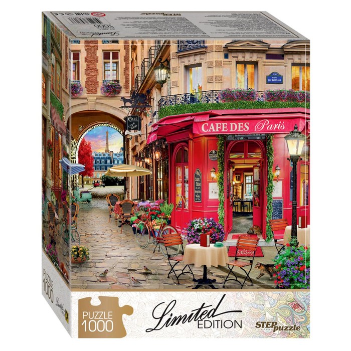 Пазл Cafe des Paris, limited edition, 1000 элементов степ пазл пазл cafe des paris limited edition 1000 элементов
