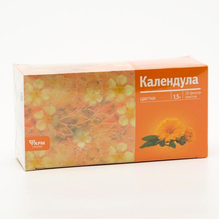 

Календула цветки, 20 фильтр пакетов по 1.5 г
