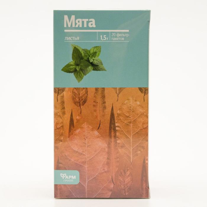 

Мята лист, 20 фильтр пакетов по 1.5 г