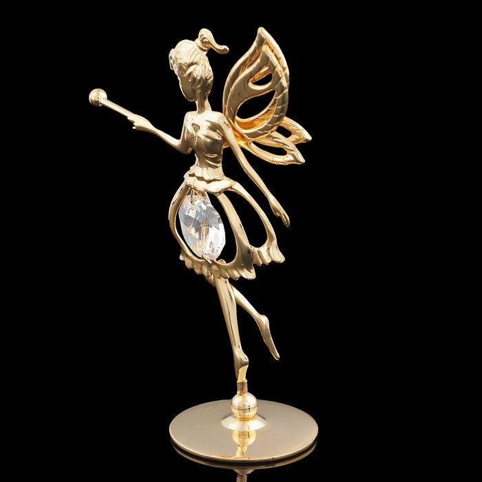 Сувенир «Фея», на подставке, с кристаллом Сваровски, 9 см