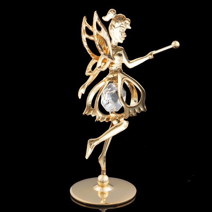 Сувенир «Фея», на подставке, с кристаллом Сваровски, 9 см