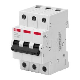 

Выключатель автоматический ABB, 3P, 16A, C, 4,5кА, BMS413C16