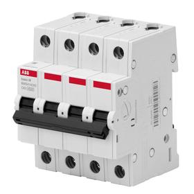 

Выключатель автоматический ABB, 4P, 10A, C, 4,5кА, BMS414C10