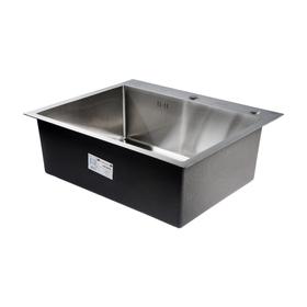 

Мойка кухонная GERHANS K36050, врезная, 600 х 500 х 220 мм, толщина 1,0 мм, с сифоном