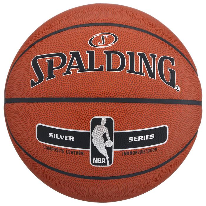 фото Мяч баскетбольный spalding nba silver ser i/o, р.7