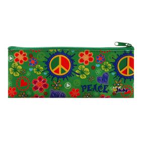 

Пенал мягкий 1 отд. плоский 75*195 ПМП 07-20 дев "Peace зелёный" 57624