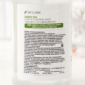 

Вода очищающая мицеллярная 3W CLINIC Clean-Up Cleansing Water Green Tea, 500 мл