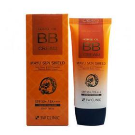 

BB-крем для лица 3W CLINIC с лошадиным маслом, SPF 50+/PA +++, 50 мл