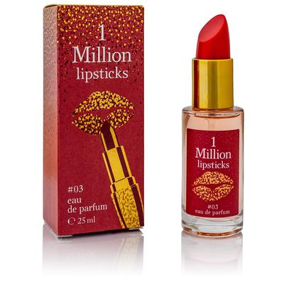 Парфюмерная вода женская 1 Million Lipsticks 03, 25 мл - Фото 1