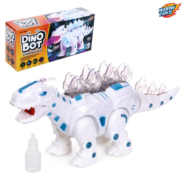игрушка на батарейках интерактивная dinobot triceratops Игрушка на батарейках интерактивная Dinobot, Stegosaurus