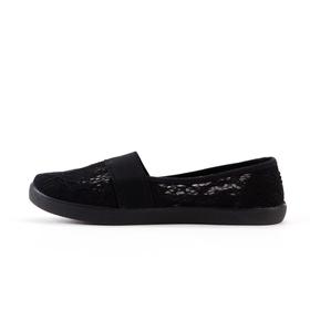 

Слипоны женские, цвет чёрный, размер 41