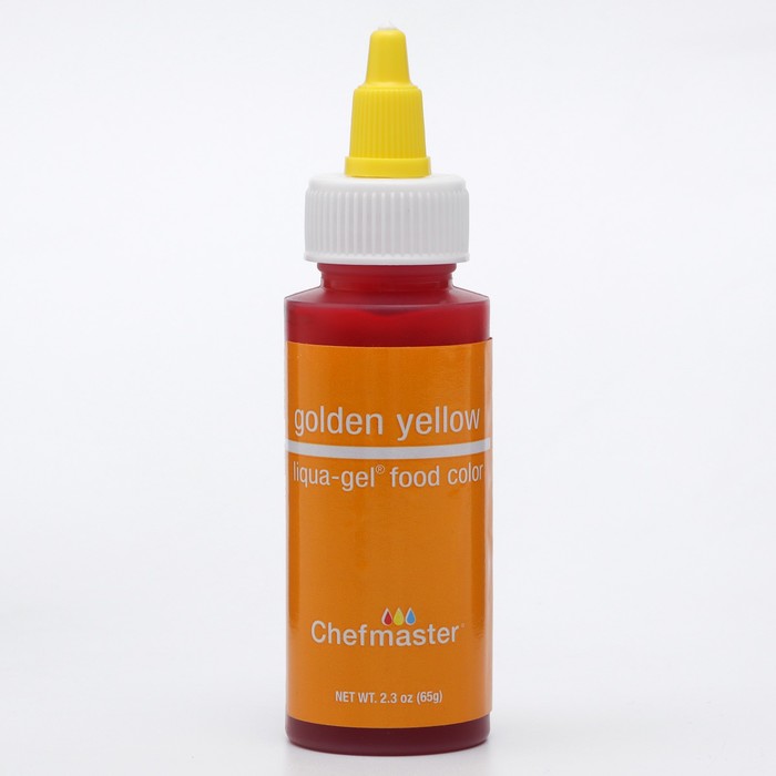 Краска гелевая Chefmaster «Жёлтое золото» концентрированная, 65 г