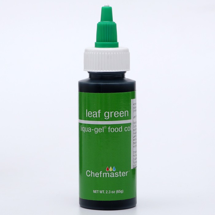 Краска гелевая Chefmaster «Зелёный лист», концентрированная, 65 г