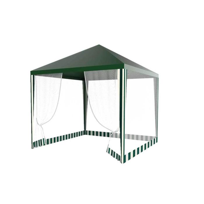 Шатер садовый 3*3м зеленый, закрытый шатер садовый helex 4366 цвет зеленый 3 х 6 х 3 м