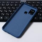 Чехол Krutoff, для Samsung Galaxy Galaxy M31 (M315), матовый, синий - Фото 3