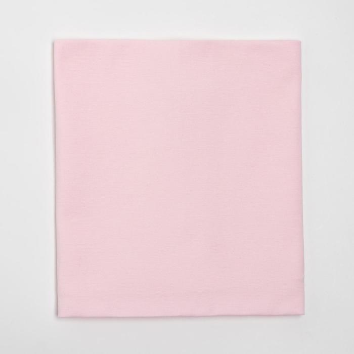 Снуд для девочки, цвет бледно-розовый, размер 50-52 см