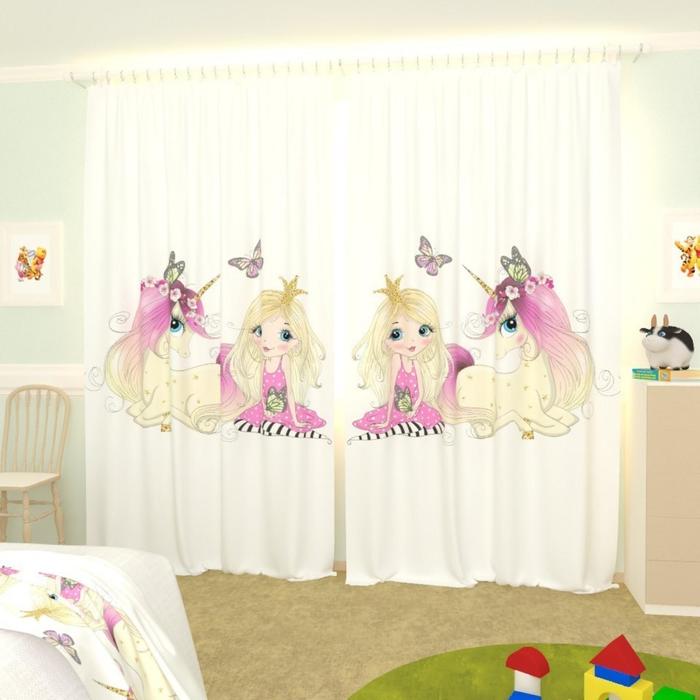 

Фотошторы «My Little Princess 14», размер 150х260 см, габардин