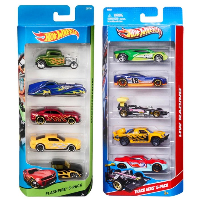 Набор подарочный Hot wheels: 5 машинок, МИКС